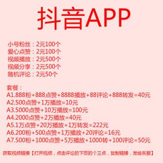 抖音涨粉有妙招,网站平台下单让你事半功倍效果佳